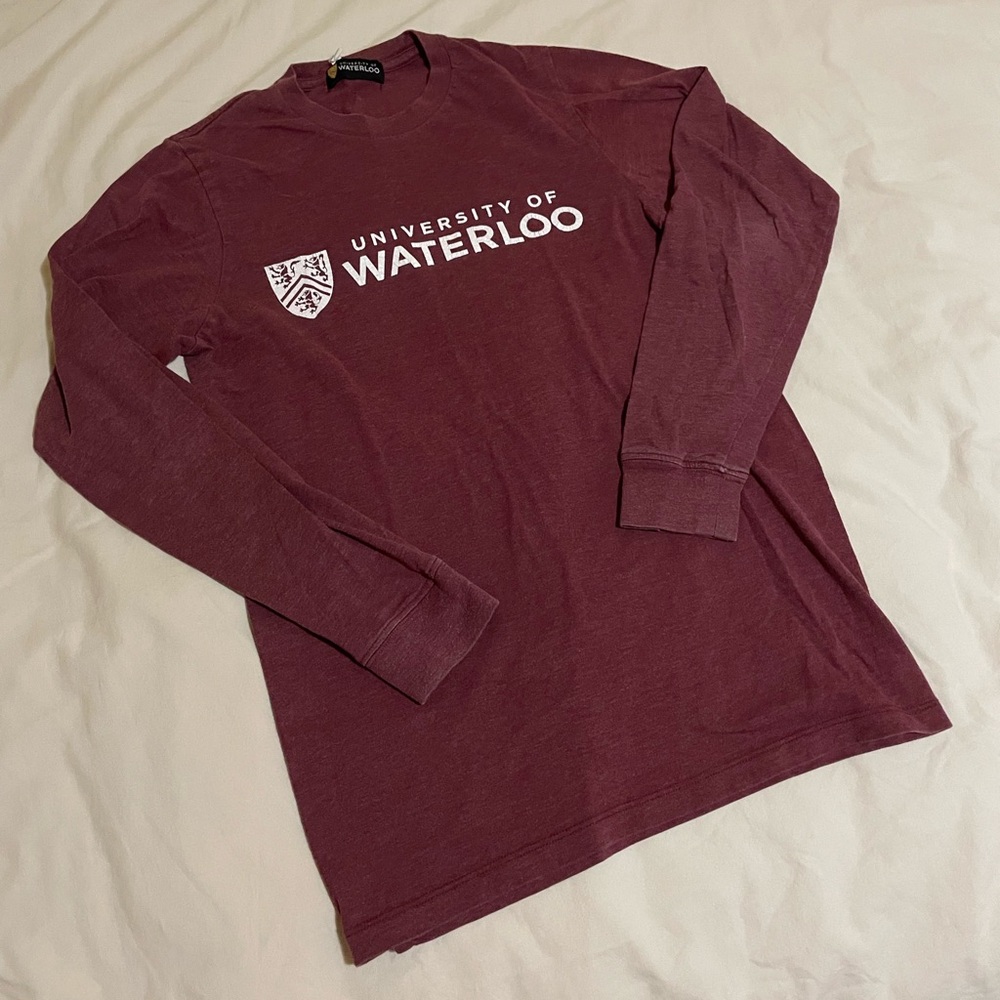 University of Waterloo Long Sleeve Shirt - Sz S